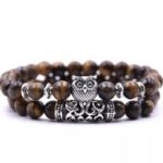 Men fashion Owl Bracelet Stone Bracelets