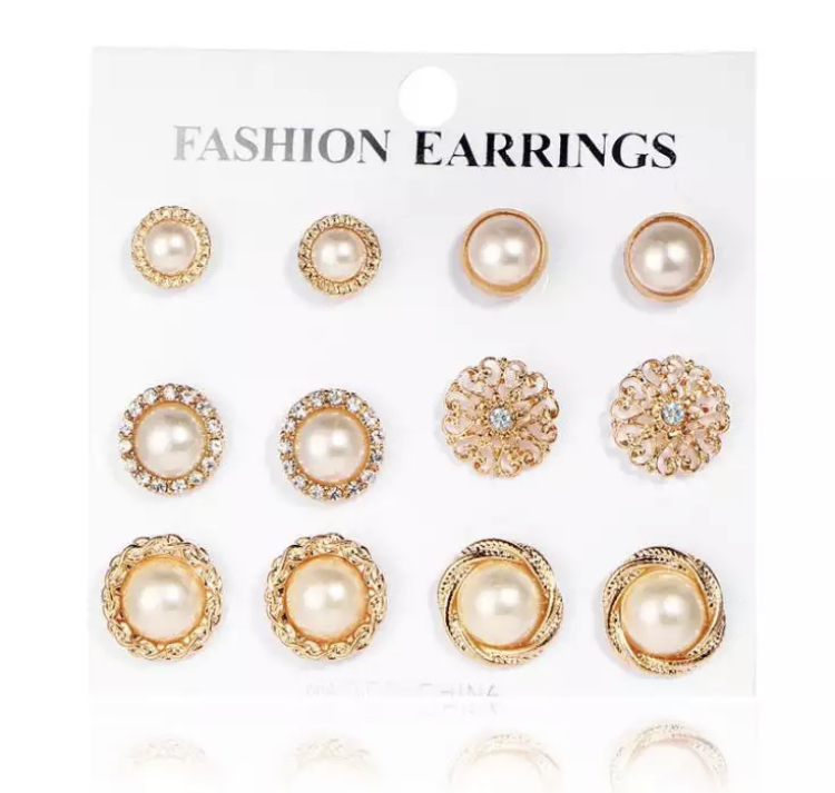 Imani Stud Earring Set
